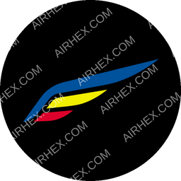 Air Moldova Circular logo (dark)