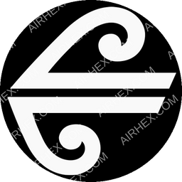 Air New Zealand Circular logo (dark)