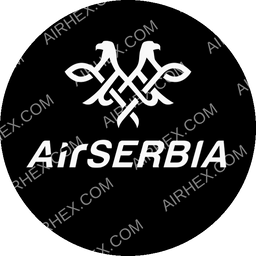 Air Serbia Circular logo (dark)