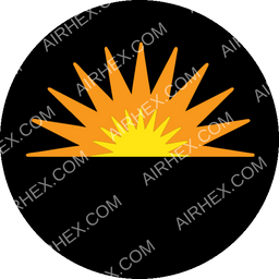 Allegiant Air Circular logo (dark)