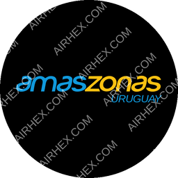 Amaszonas Uruguay Circular logo (dark)