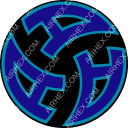 Asia Atlantic Airlines Circular logo (dark)