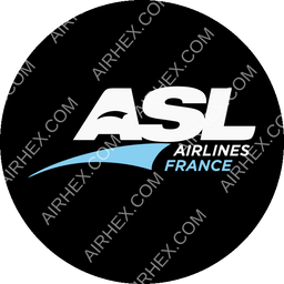 ASL Airlines France Circular logo (dark)