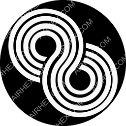 Aurora Circular logo (dark)