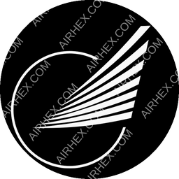 Azerbaijan Airlines Circular logo (dark)
