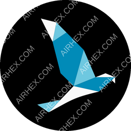 Azores Airlines Circular logo (dark)