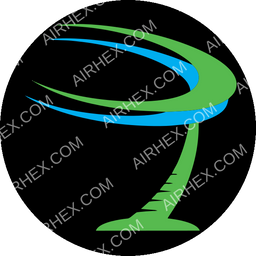 Aztec Airways Circular logo (dark)
