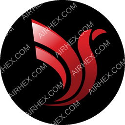 Bakhtar Afghan Airline Circular logo (dark)