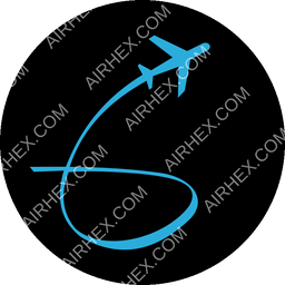 Blue Sky Aviation Services Circular logo (dark)