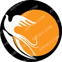 Caspian Airlines Circular logo (dark)