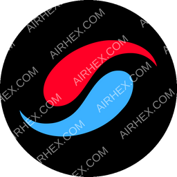 Chongqing Airlines Circular logo (dark)