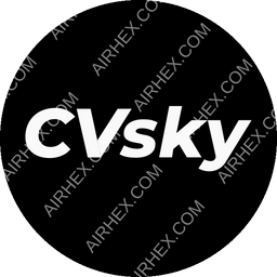 CVsky Circular logo (dark)