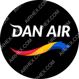 Dan Air Circular logo (dark)