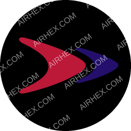 Dana Air Circular logo (dark)