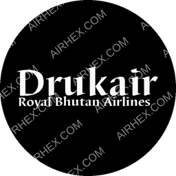 Drukair Circular logo (dark)