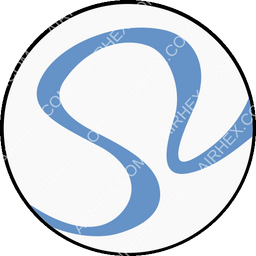 ECAir - Equatorial Congo Airlines Circular logo (dark)