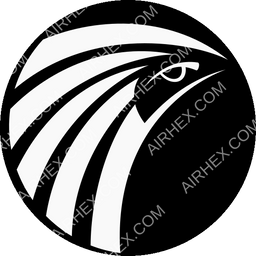 Egyptair Circular logo (dark)