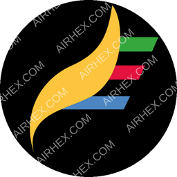 Eritrean Airlines Circular logo (dark)
