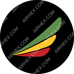 Ethiopian Airlines Circular logo (dark)