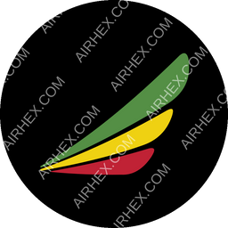 Ethiopian Mozambique Airlines Circular logo (dark)