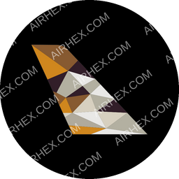 Etihad Airways Circular logo (dark)