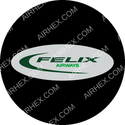 Felix Airways Circular logo (dark)