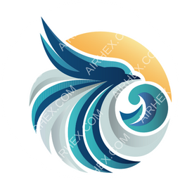 Fly Kish circular logo