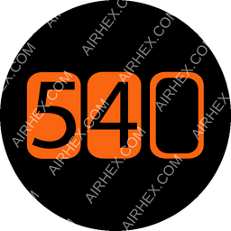 Fly540 Circular logo (dark)