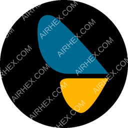 Fly91 Circular logo (dark)