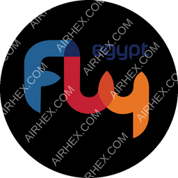 FlyEgypt Circular logo (dark)