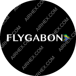 FlyGabon Circular logo (dark)