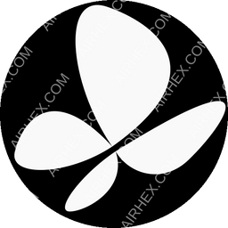 French Bee Circular logo (dark)