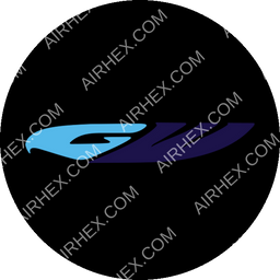 Georgian Wings circular logo dark