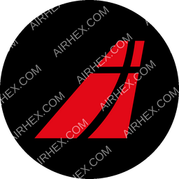 Great Dane Airlines Circular logo (dark)