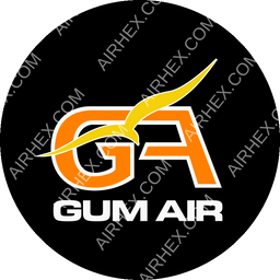 Gum Air Circular logo (dark)
