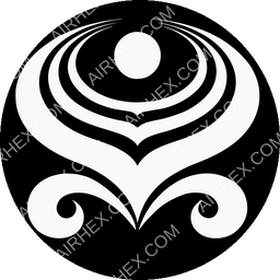 Hainan Airlines Circular logo (dark)