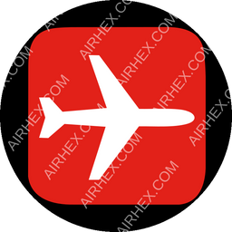 Helvetic Airways Circular logo (dark)
