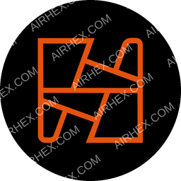 Heston Airlines Circular logo (dark)