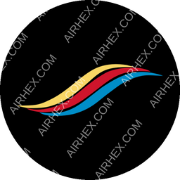 Insel Air Aruba Circular logo (dark)