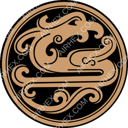 Juneyao Airlines Circular logo (dark)