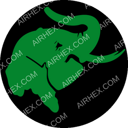 Karinou Airlines Circular logo (dark)