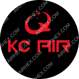 KC International Airlines Circular logo (dark)