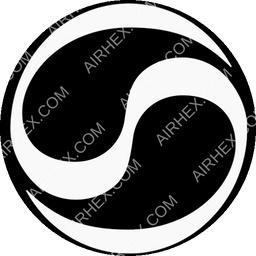Korean Air Circular logo (dark)