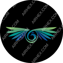 Lanmei Airlines Circular logo (dark)