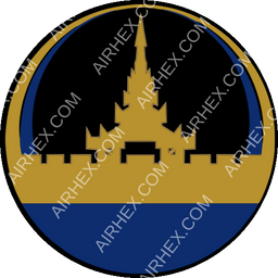 Mann Yadanarpon Airlines Circular logo (dark)
