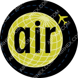Miami Air International Circular logo (dark)