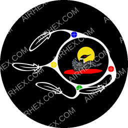 Missinippi Airways Circular logo (dark)