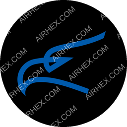 Montenegro Airlines Circular logo (dark)