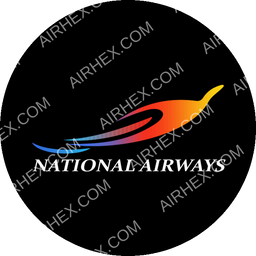 National Airways Ethiopia Circular logo (dark)