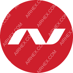 Nordwind Airlines Circular logo (dark)